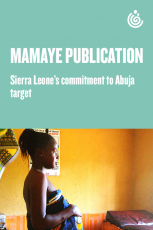 Pregnant woman in Sierra Leone