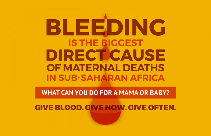 Infographics on blood donation in sub-Saharan Africa