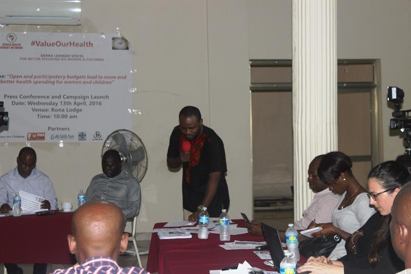 Civil society organisations in Sierra Leone for the #ValueOurHealth campaign 