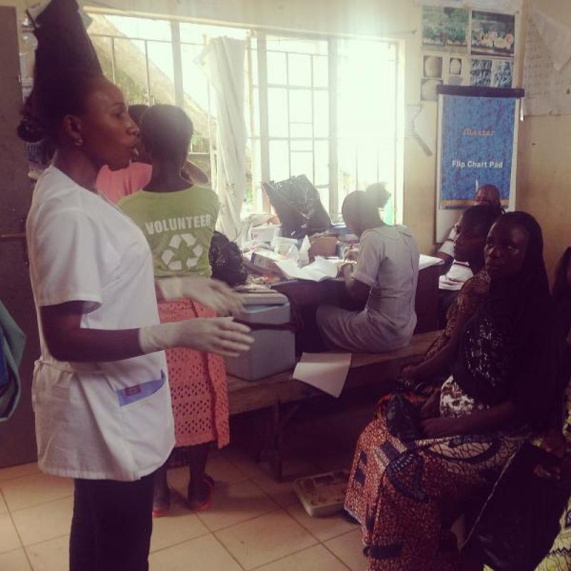 midwife speaking Sierra Leone