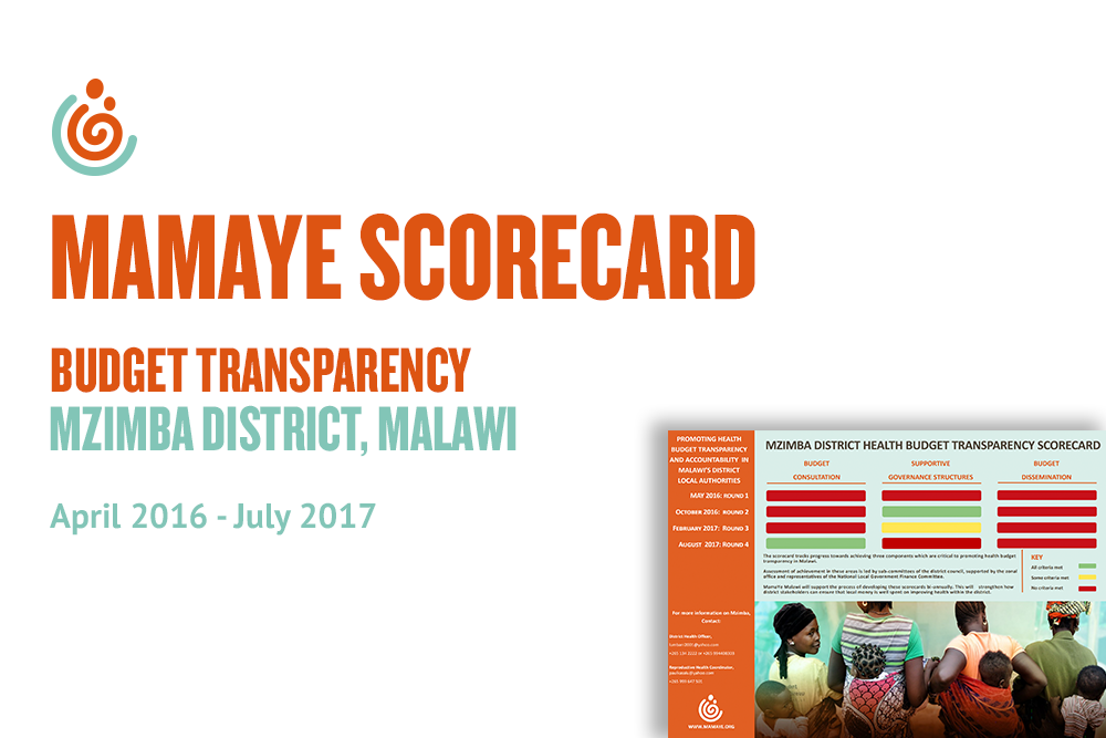 Mzimba District Health Budget Transparency Scorecard